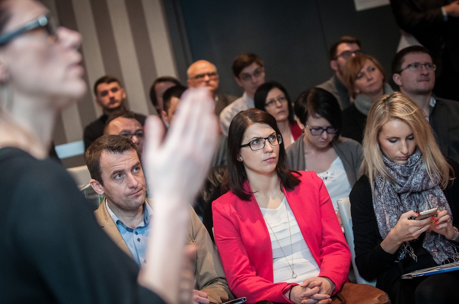 Spotkania szkoleniowe dla przedsiębiorców zainteresowanych aplikowaniem o środki pochodzące z RPO 2014-2020, Bydgoszcz, fot. Tymon Markowski
