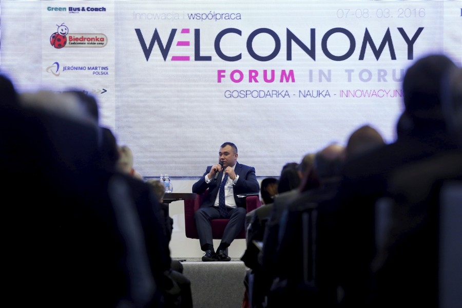Dwudniowe Welconomy Forum, czyli XXIII Forum Gospodarcze, jeden z największych kongresów ekonomicznych w Polsce, Toruń, fot. Mikołaj Kuras