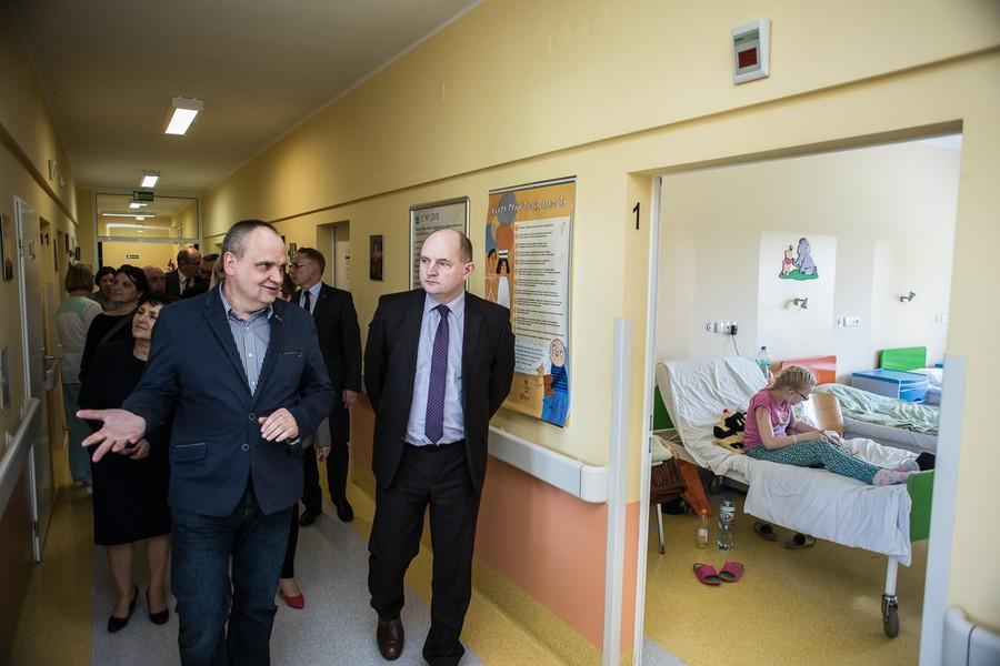 Wizyta marszałka Piotra Całbeckiego w Nowym Szpitalu w Świeciu, Fot. Tymon Markowski