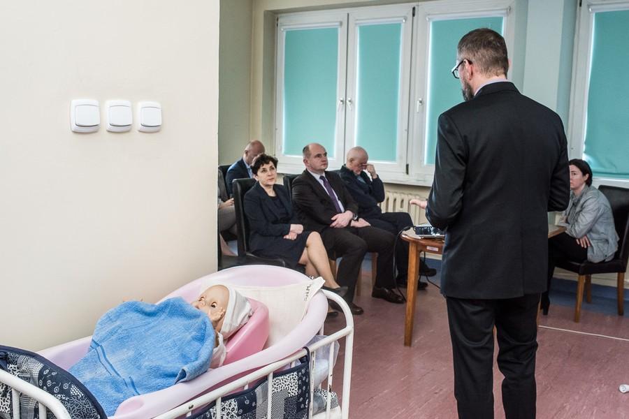 Wizyta marszałka Piotra Całbeckiego w Nowym Szpitalu w Świeciu, Fot. Tymon Markowski