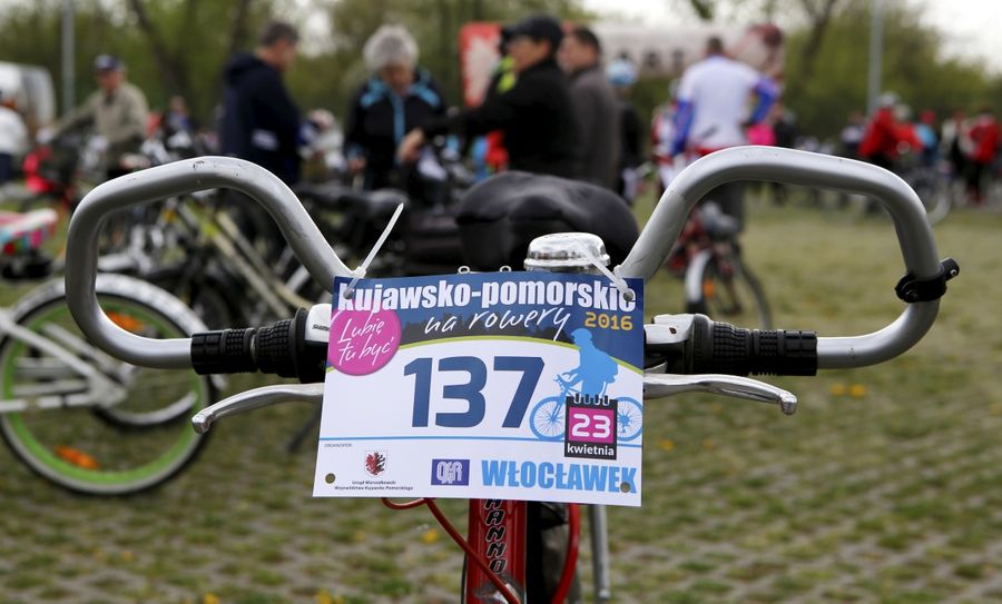 Inauguracja sezonu turystycznego 2016 – rajd rowerowy we Włocławku, fot. Mikołaj Kuras