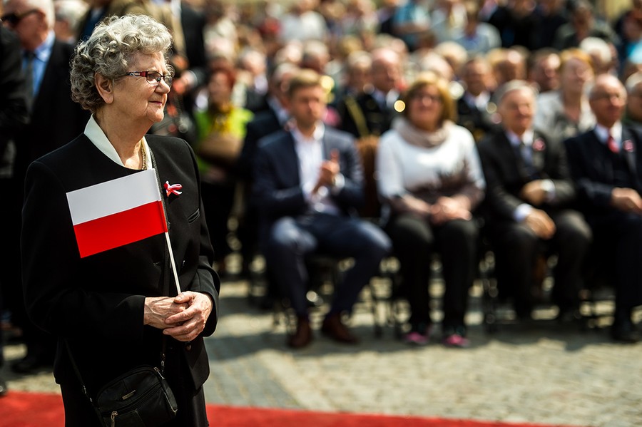 Obchody 225. rocznicy uchwalenia Konstytucji 3 Maja, Bydgoszcz, fot. Tymon Markowski