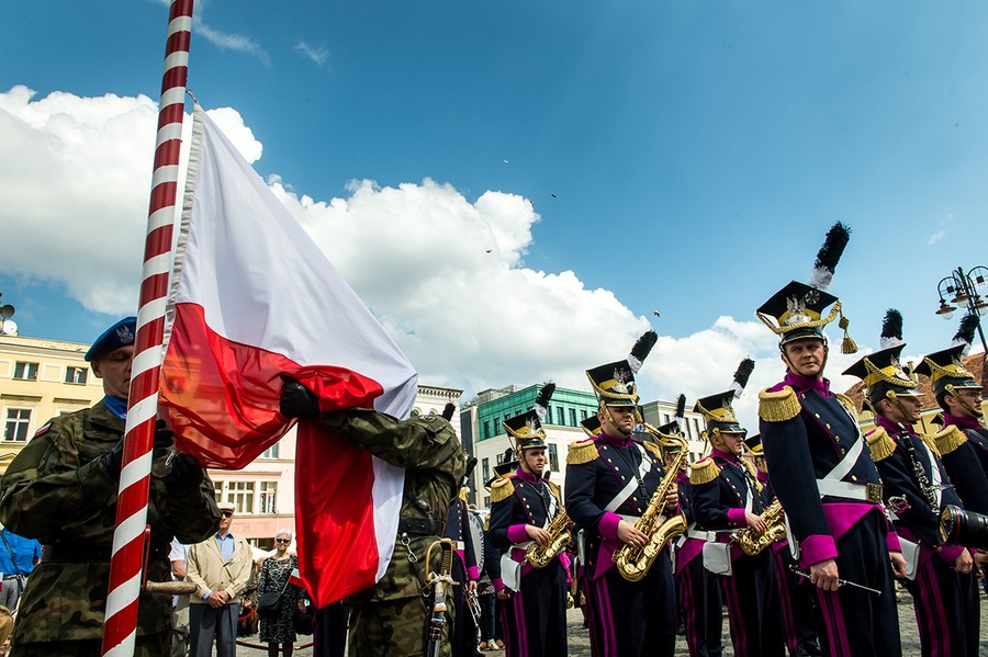 Obchody 225. rocznicy uchwalenia Konstytucji 3 Maja, Bydgoszcz, fot. Tymon Markowski