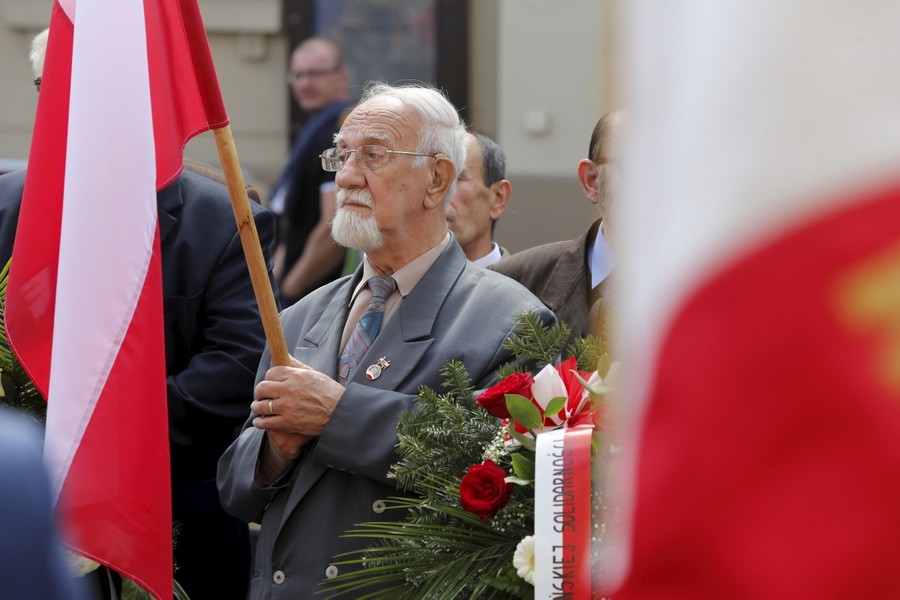 Obchody 225. rocznicy uchwalenia Konstytucji 3 Maja, Toruń, fot. Mikołaj Kuras