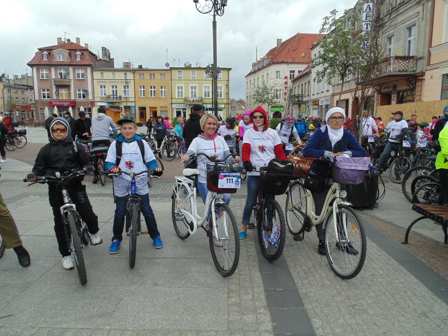 Rajd rowery w Żninie, fot. Jacek Grzybowski