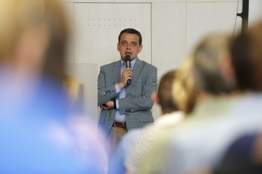 Spotkanie edukacyjne dla przedstawicieli samorządów zainteresowanych tematyką działań rewitalizacyjnych, fot. Mikołaj Kuras