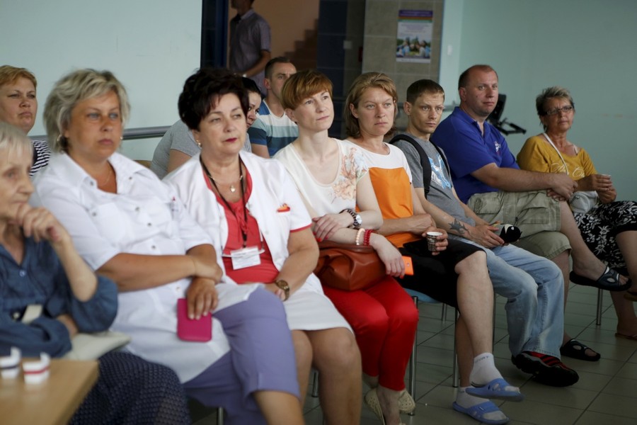 Kampania „Pielęgniarki dla zdrowia mieszkańców” w Szpitalu Specjalistycznym dla Dzieci i Dorosłych w Toruniu, fot. Mikołaj Kuras