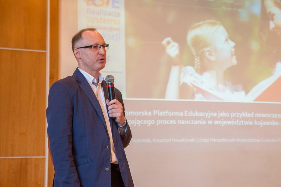 Konferencja na temat Kujawsko-Pomorskiej Platformy Edukacyjnej Edupolis.pl, fot. Szymon Zdziebło/tarantoga.pl