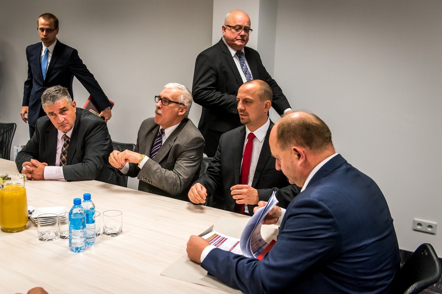 Spotkanie z samorządowcami w Inkubatorze Przedsiębiorczości w Sępólnie Krajeńskim, fot. Tymon Markowski