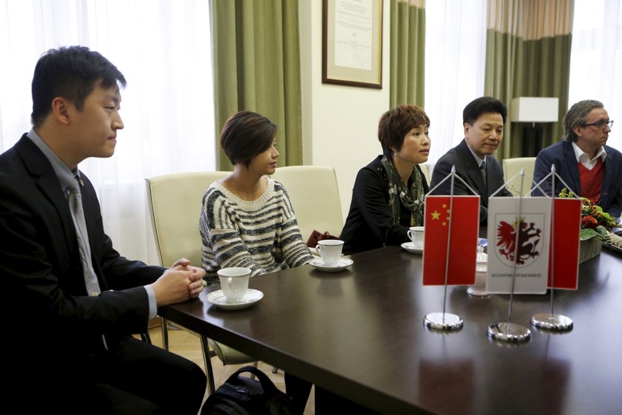 Spotkanie z gośćmi z Chin w Urzędzie Marszałkowskim