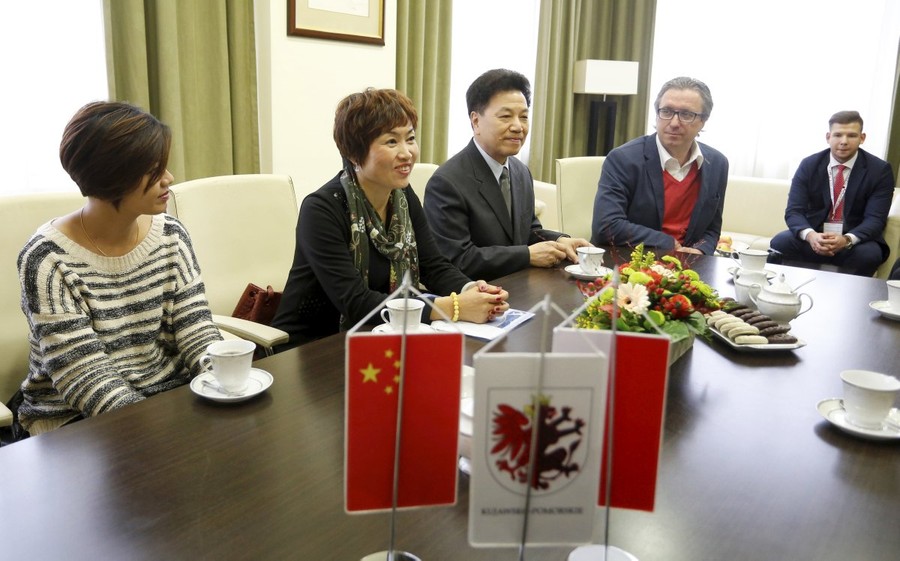 Spotkanie z gośćmi z Chin w Urzędzie Marszałkowskim