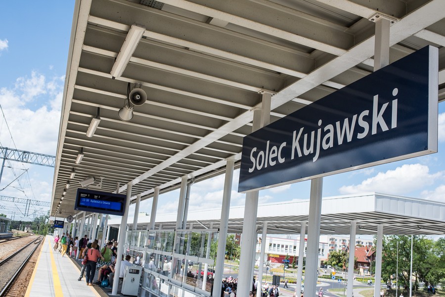 Dzięki inwestycjom w ramach Bit City powstała linia tramwajowa do Fordonu, nowe przystanki oraz nowy dworzec w Solcu Kujawskim  fot. Tymon Markowski