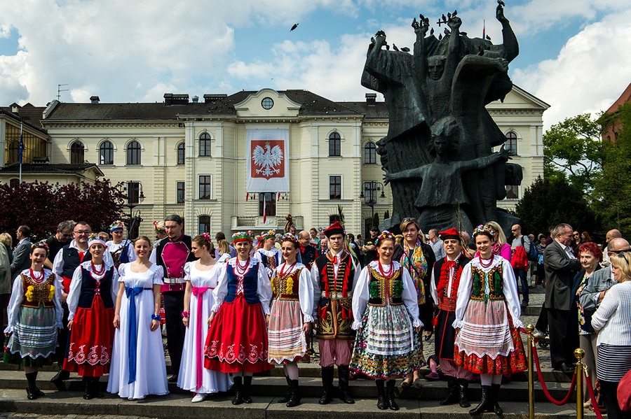 Obchody święta flagi oraz 255. rocznicy uchwalenia Konstytucji 3 Maja, fot. Tymon Markowski