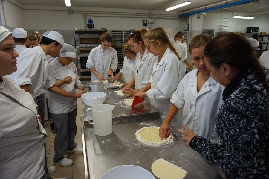 Polsko - włoska wymiana uczniowska Zespół Szkół Ekonomicznych - Liceo Scientifico Statale - warsztaty kulinarne